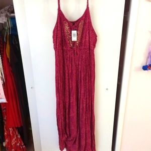 Geo Gauze max dress torrid